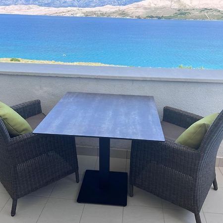 Studio Apartma Pag Blue Ocean 1 With Sea View Pag Town Dış mekan fotoğraf