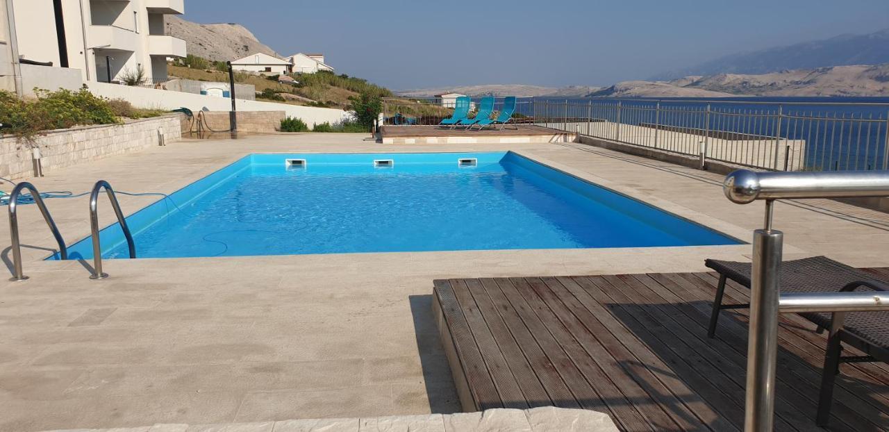 Studio Apartma Pag Blue Ocean 1 With Sea View Pag Town Dış mekan fotoğraf